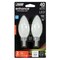 Feit Electric Feit Enhance B10 E12 (Candelabra) Filament LED Bulb Soft White 40 Watt Equivalence 2 pk BPCTF40927CAFL2 - alternate 1
